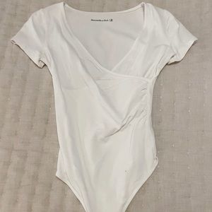 Abercrombie White Body Suit Never Worn